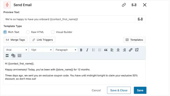 将后续消息添加到电子邮件营销序列中 Adding follow-up messages to an email marketing sequence