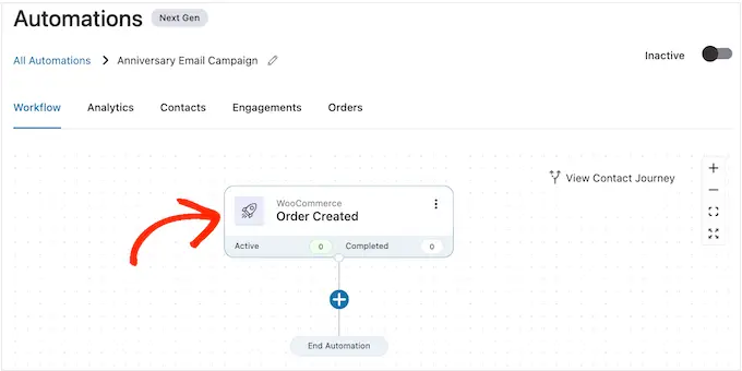 配置 WooCommerce 购买周年纪念触发器 Configuring the WooCommerce purchase anniversary trigger