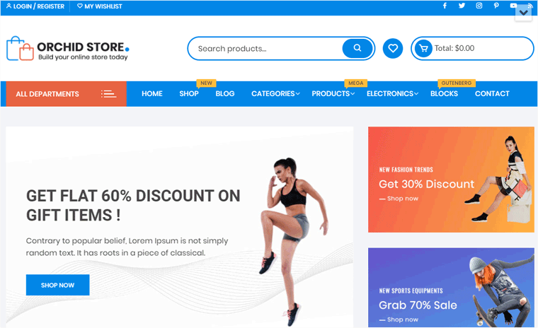 Orchid Store WooCommerce-Theme