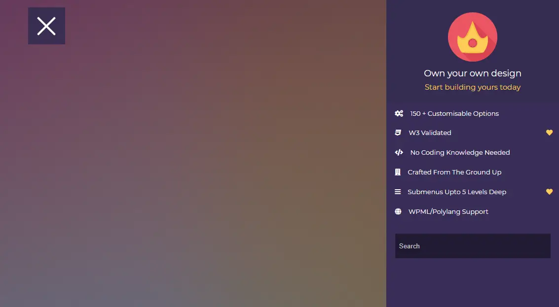 Wtyczka rozwijanego menu WordPress na prawym pasku bocznym