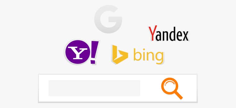Motoarele de căutare precum Google și Yahoo