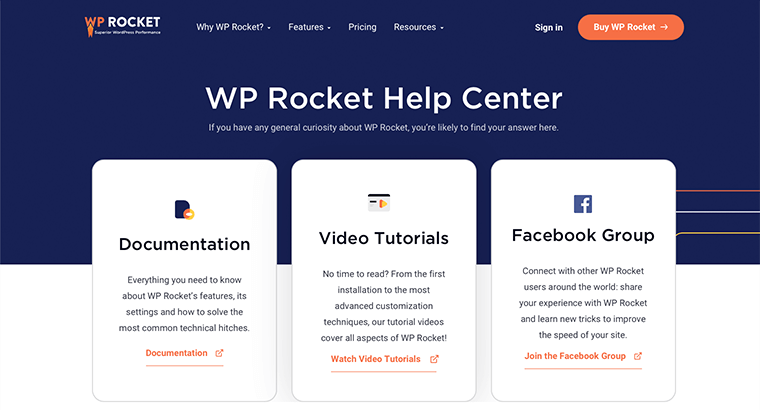 Centrum pomocy WP Rocket