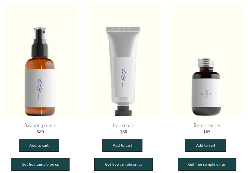 woocommerce-product-sampling-marketing-example-2-820x573-1 - アドバンス クーポン Product samples