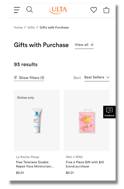 Ulta-Sample-Shadow - アドバンスクーポン Ulta's Product Samples