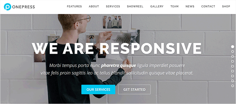 بضغطة واحدة Free WordPress Theme