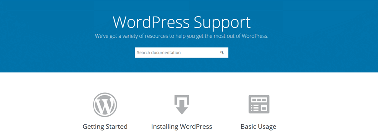 การสนับสนุน WordPress