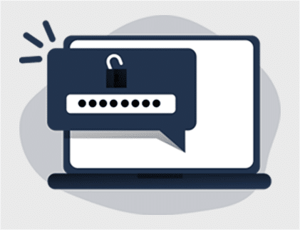 Utilisation d'un mot de passe faible