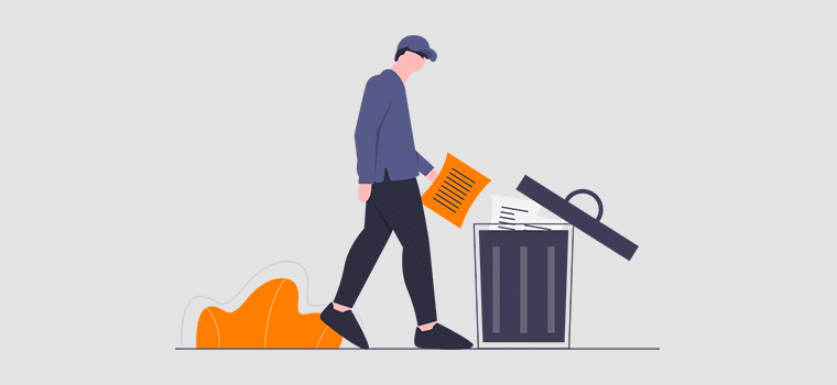 Bereinigen Sie den Server, indem Sie nicht verwendete Dateien entfernen