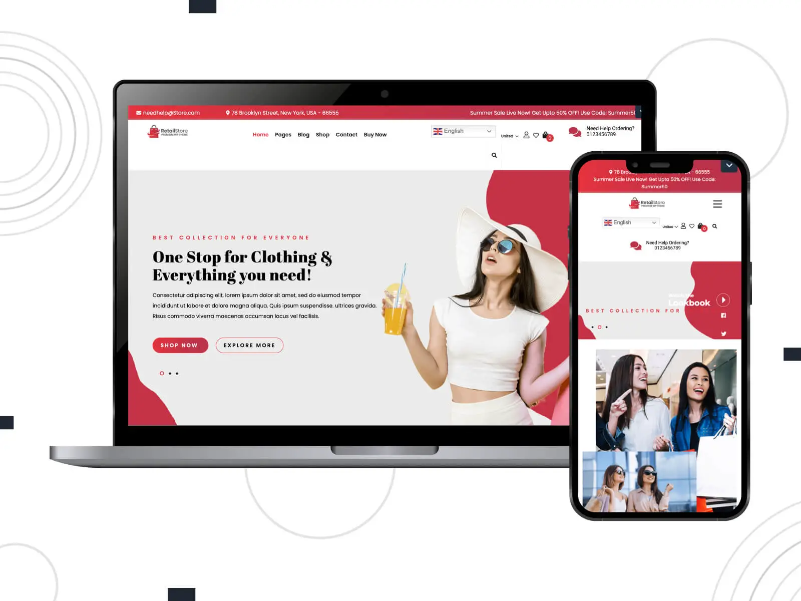 VW Storefront のスナップショット - インディアンレッド、ペルー、バラ色の茶色の組み合わせの WordPress 用 e コマース ツールを備えた、明るく豊かで直感的で洗練された食料品テーマ
