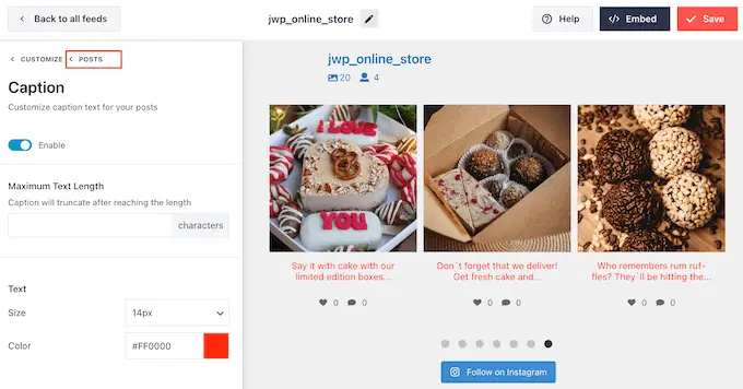 Bir web sitesinde veya blogda sosyal medya başlıklarını gösterme Showing social media captions on a website or blog