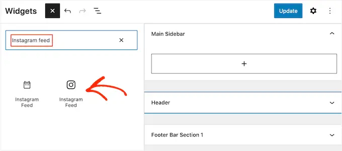 Instagram feed widget'ını WordPress kenar çubuğuna ekleme Adding the Instagram feed widget to a WordPress sidebar