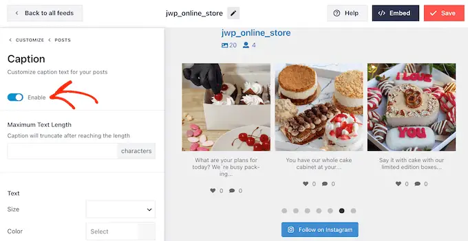 Instagram altyazılarını WordPress web sitenizde gösterme Showing Instagram captions on your WordPress website