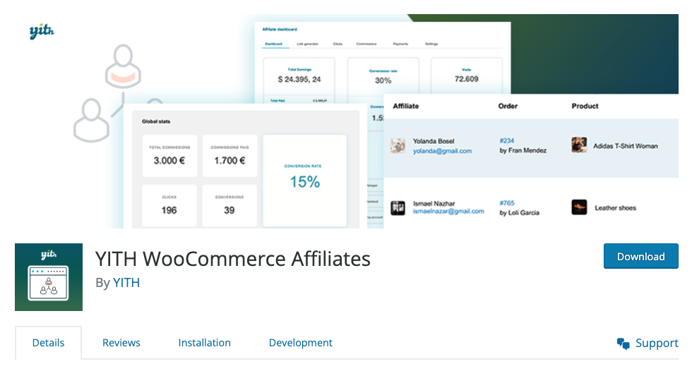 YITH WooCommerce Affiliates