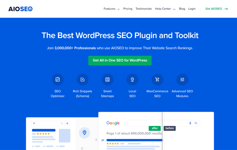 올인원 SEO WordPress 플러그인
