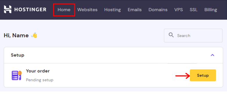 Hostinger WordPress 호스팅 계획 설정