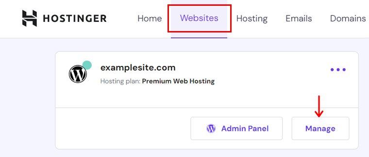 Hostinger WordPress 웹사이트 관리 - 검토