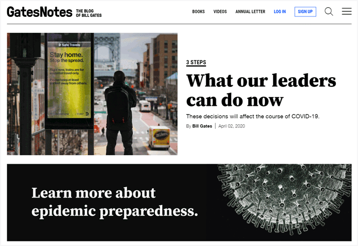 Gates Notas Blogs personales