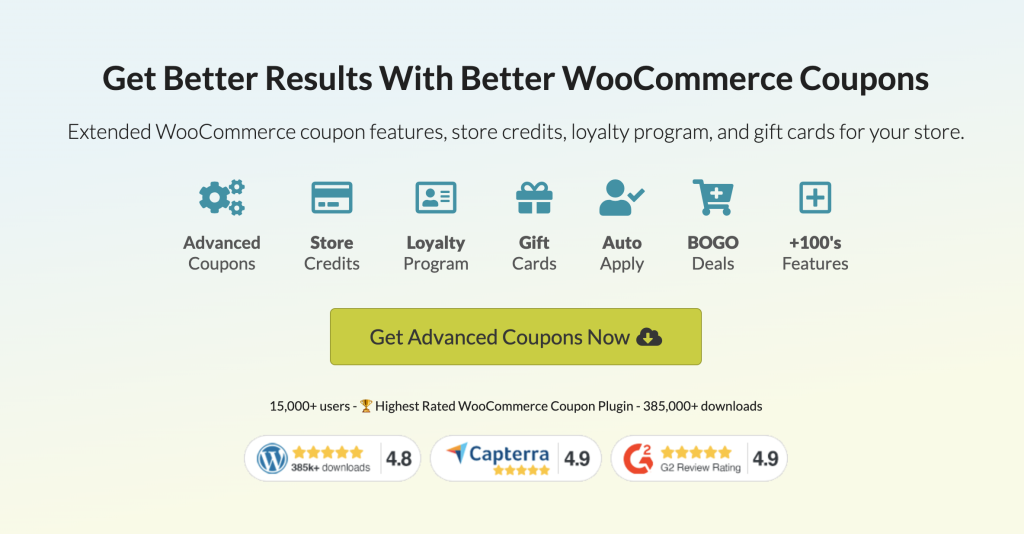 #1-rated coupon plugin in WooCommerce