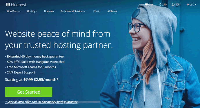 Hébergement Bluehost