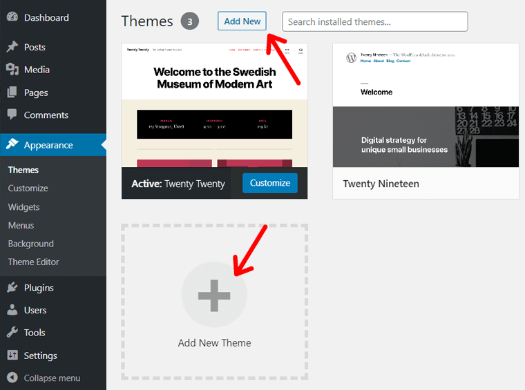 Dodaj nowy motyw w WordPress