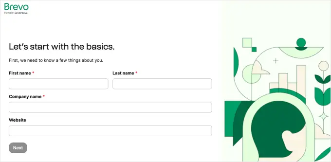การกรอกโปรไฟล์ผู้ใช้ Brevo ของคุณให้สมบูรณ์ Completing Your Brevo User Profile