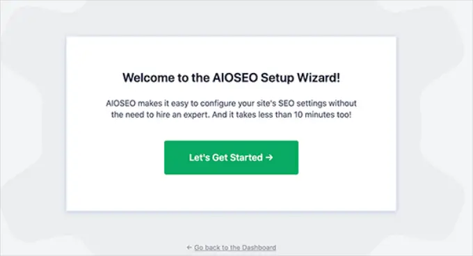 AIOSEO 设置向导 AIOSEO setup wizard