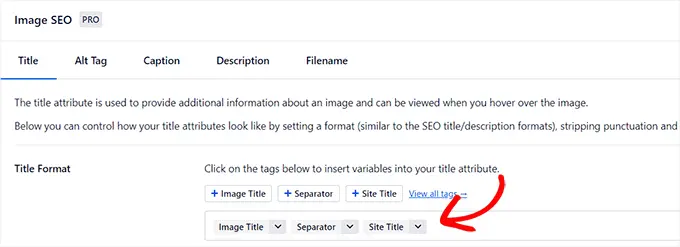 添加智能标签来配置标题 SEO Add smart tags to configure title SEO