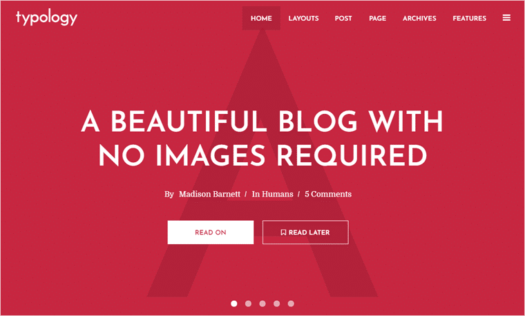 Tipologie Tema WordPress pentru Writer