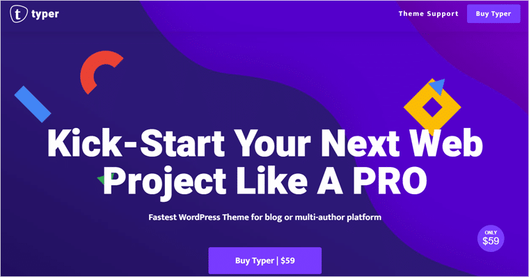 Tema WordPress Typer