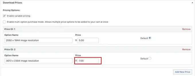 Tworzenie zmiennych cen w WordPress Creating variable pricing in WordPress