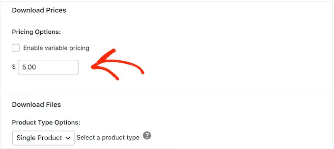 Dodanie ceny do produktu cyfrowego Adding a price to a digital product
