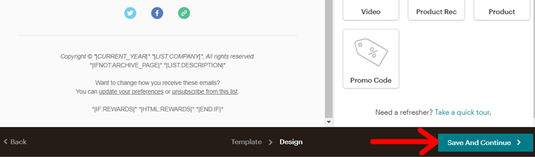 E-posta Kampanyasını Kaydet