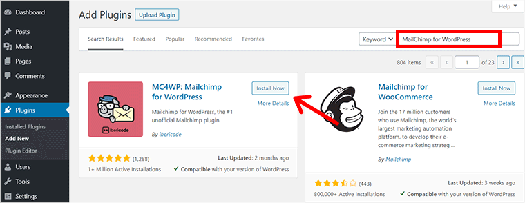 WordPress için MailChimp Kurulumu
