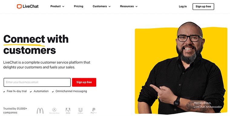 LiveChat - beste Live-Chat-Anwendung