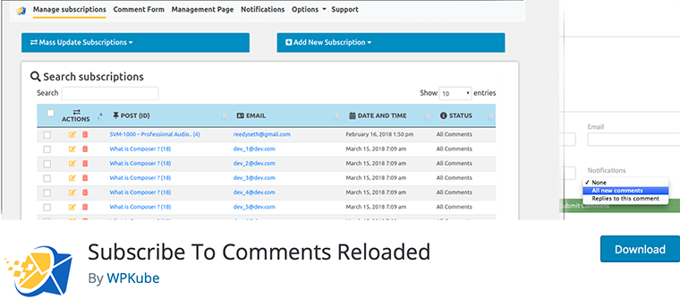 Kommentare neu geladen abonnieren
