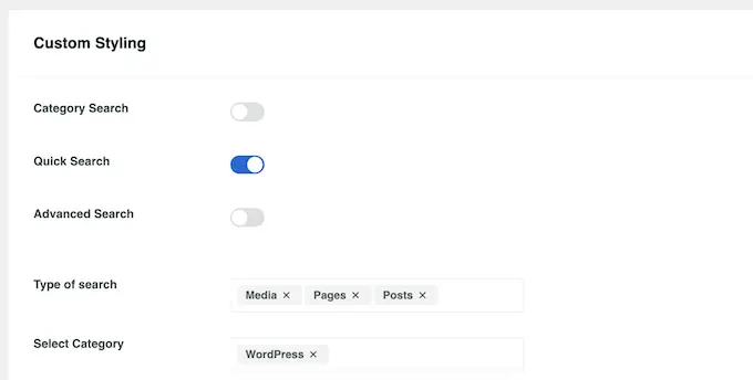 WordPress의 검색창에 사용자 정의 스타일 추가하기 Adding custom styling to a search bar in WordPress