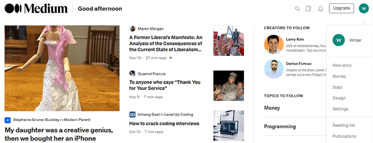 Tabloul de bord mediu