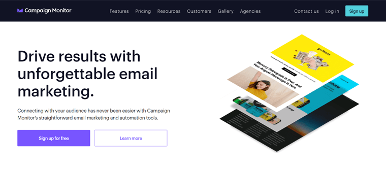 Logiciel de marketing par e-mail de moniteur de campagne