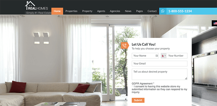 Real Homes - Thème Immobilier