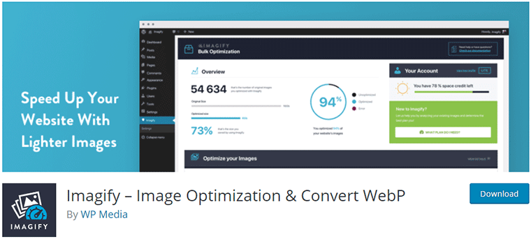 想像一下 WordPress 圖像優化插件