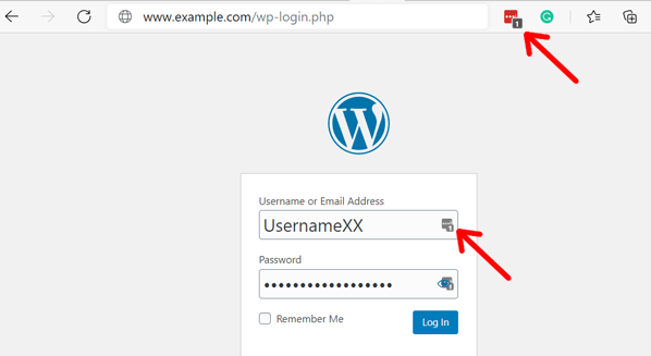 Usando o LastPass para salvar seus detalhes de login do WordPress