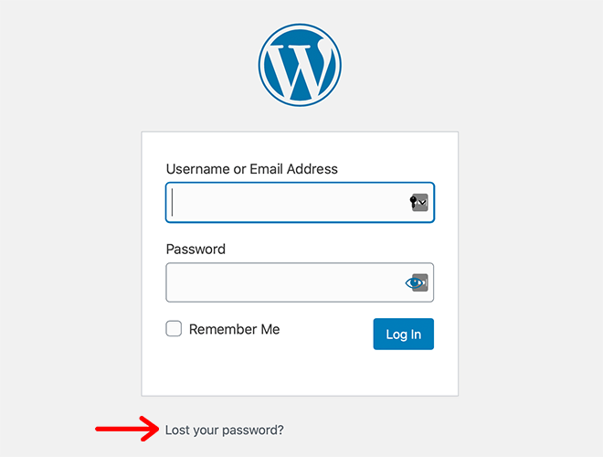 Perdeu sua opção de senha