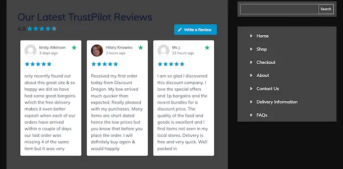 Smash Balloon を使用して WordPress ウェブサイトに TrustPilot レビューを表示する Showing TrustPilot reviews on your WordPress website with Smash Balloon