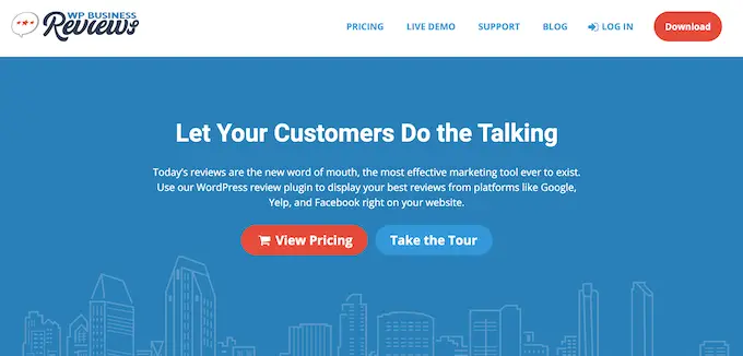 WP Business Reviews カスタマー レビュー プラグイン The WP Business Reviews customer review plugin