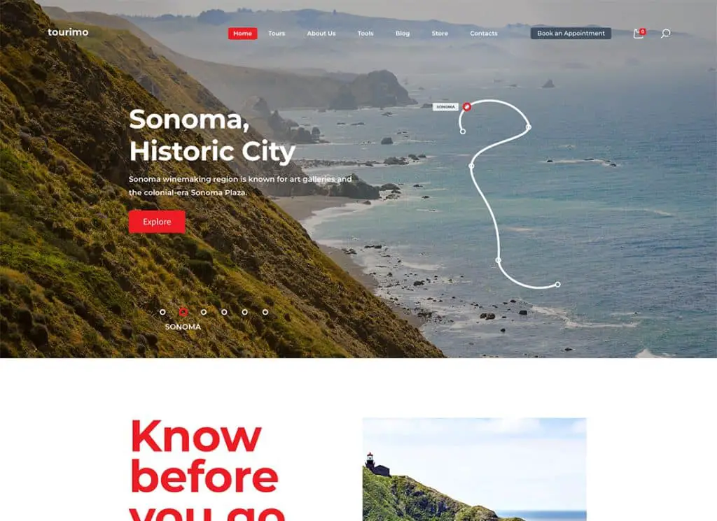 Turimo | Tema WordPress Pemesanan Tur