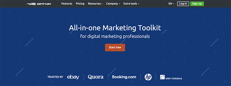 Plugins et outils de référencement WordPress SEMrush