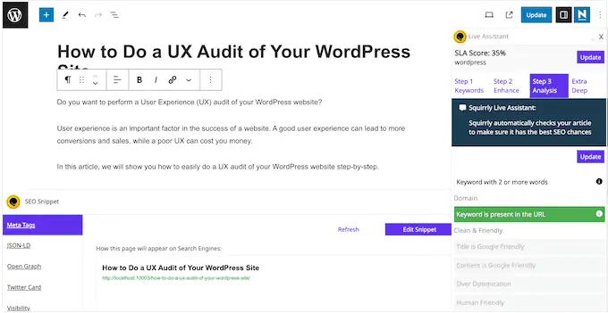 使用 SEO 插件优化您的 WordPress 网站 Optimizing your WordPress website using an SEO plugin
