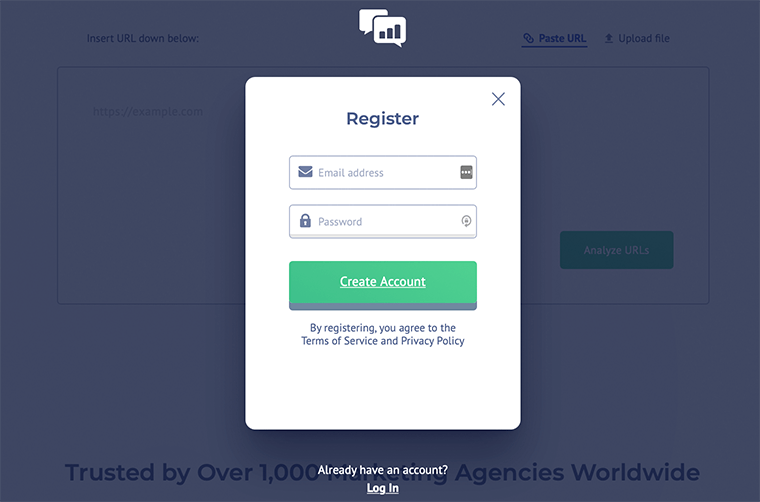Créer un compte au compte partagé