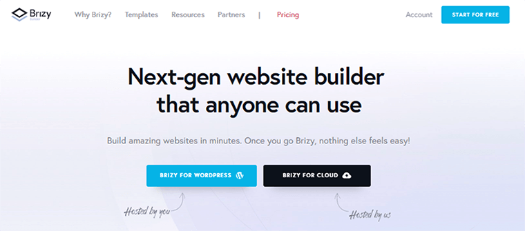 Plugin Pembuat Halaman Brizy