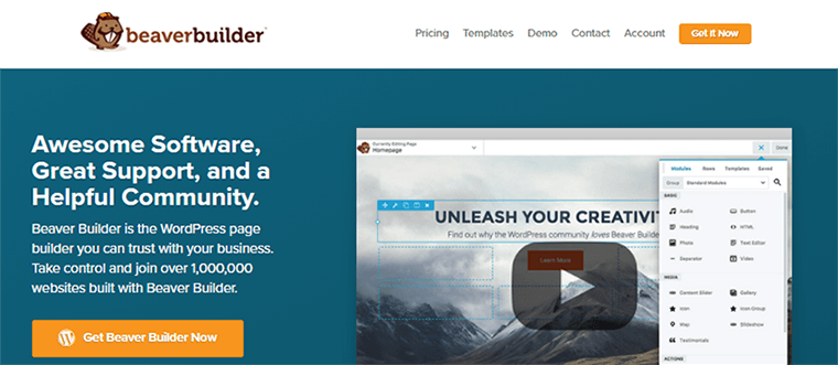 Pembuat Halaman Plugin Beaver Builder
